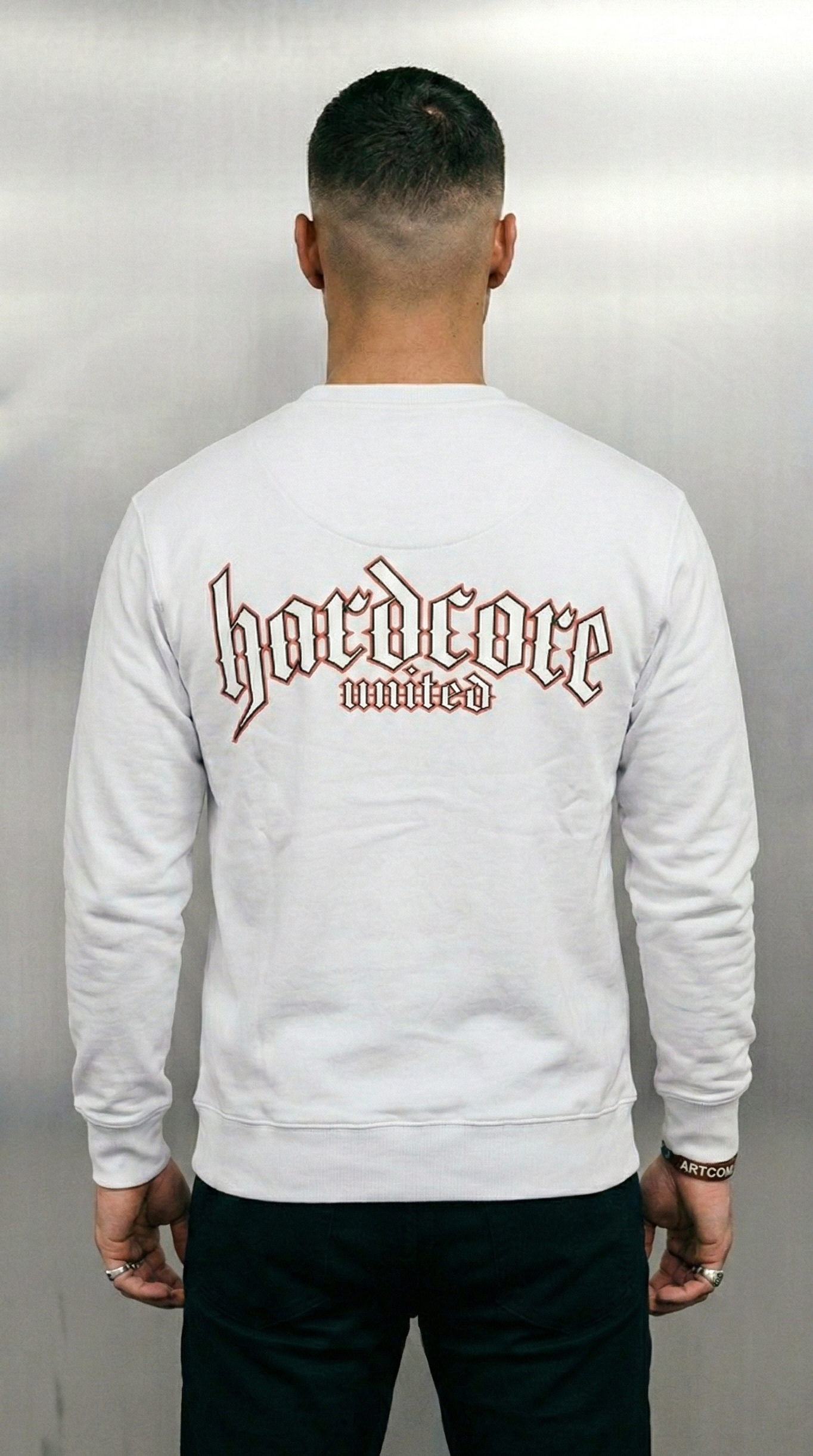 Sudadera Hardcore  White Man