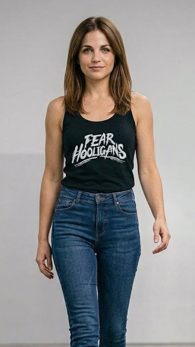 Camiseta sin mangas chica Negro